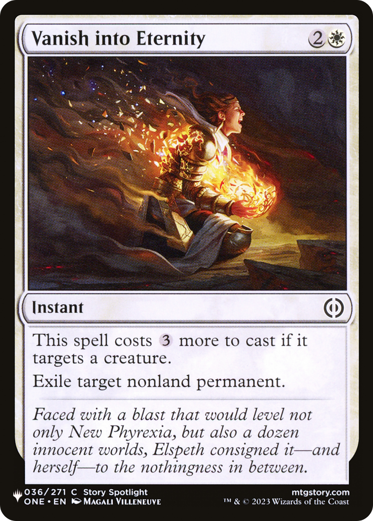 Vanish into Eternity (LIST-036/271) - The List