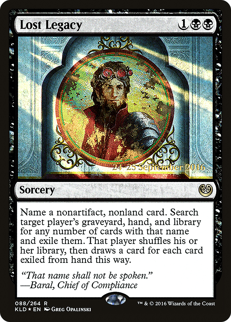 Lost Legacy (PRE-088) - Kaladesh Promos Foil
