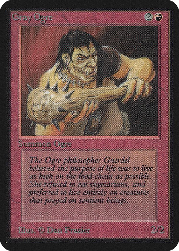 Gray Ogre (LEA-) - Limited Edition Alpha