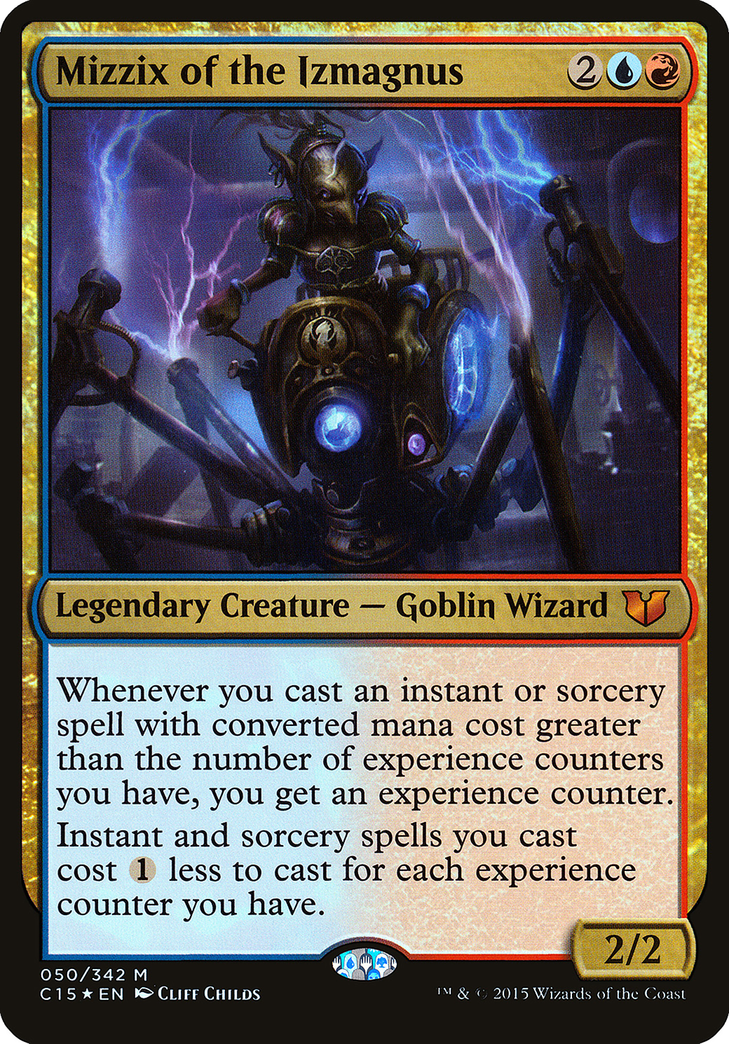 Mizzix of the Izmagnus (Commander 2015) (OVER-050) - Commander 2015 Oversized Foil