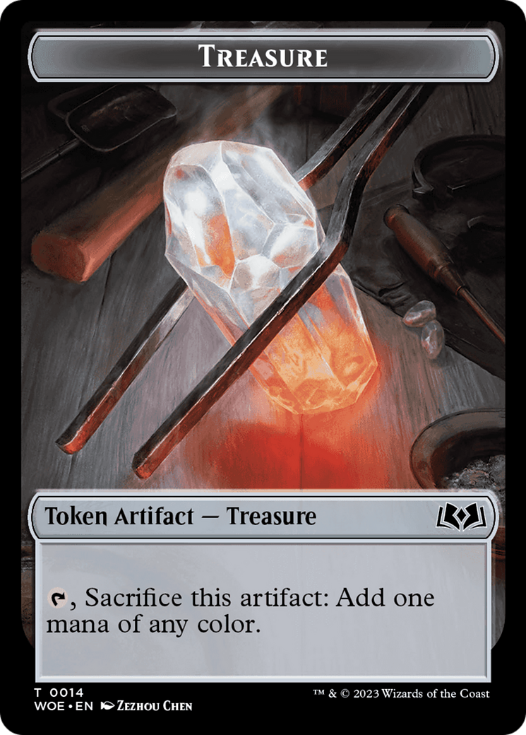 Treasure (TWOE-014) - Wilds of Eldraine Tokens Foil