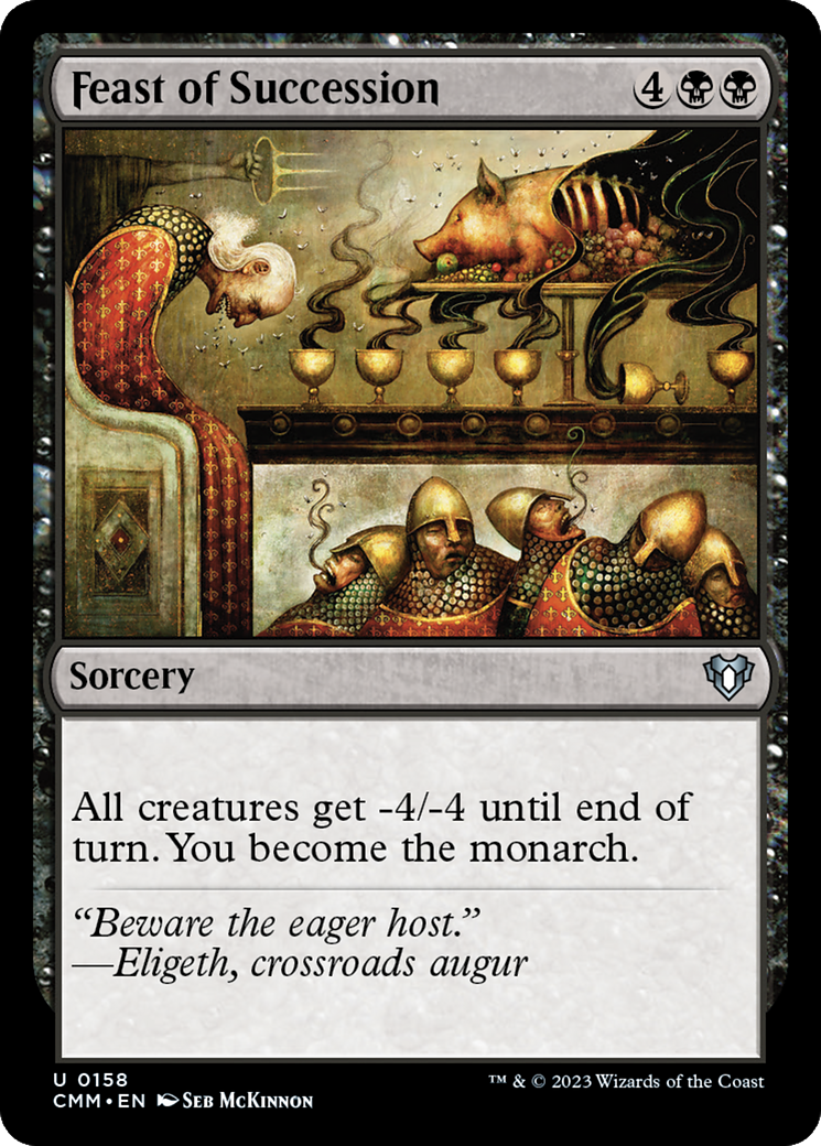 Feast of Succession (CMM-158) - Commander Masters Foil