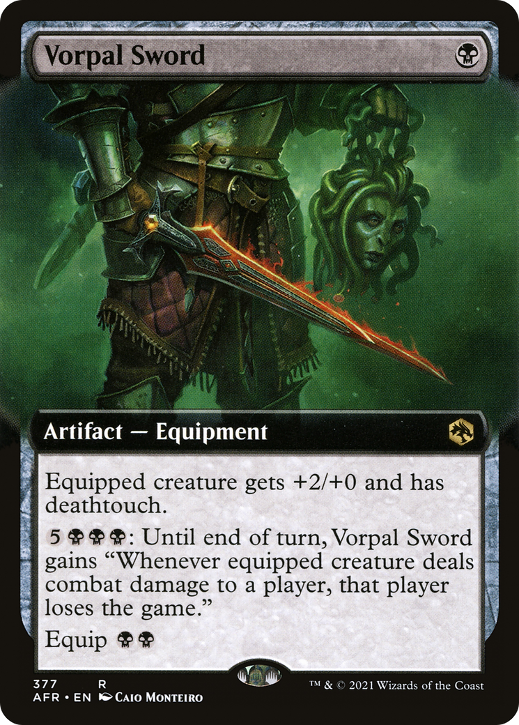 Vorpal Sword (Extended Art) (AFR-377) - Adventures in the Forgotten Realms: (Extended Art) Foil
