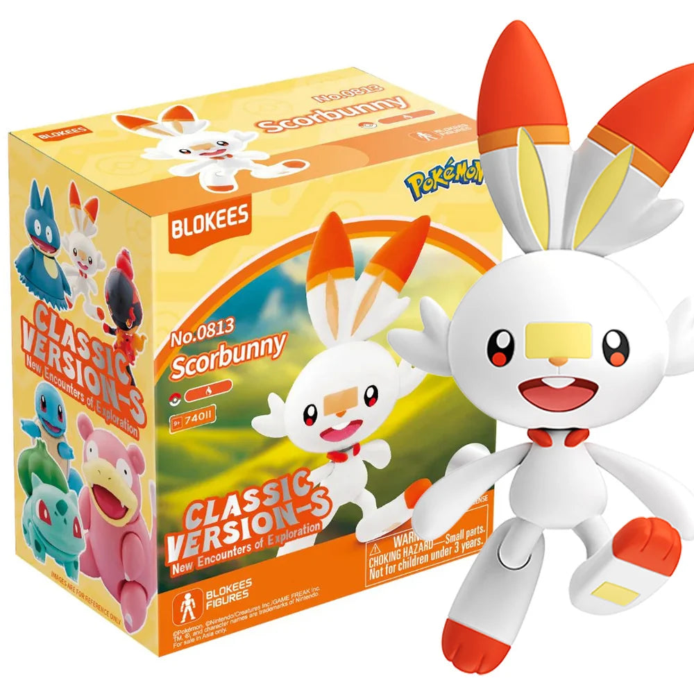 Blokees: Pokémon - Scorbunny Model Kit (Classic Version-S)