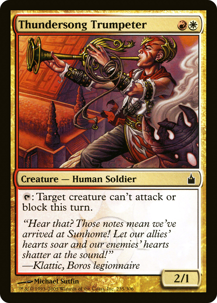 Thundersong Trumpeter (RAV-235) - Ravnica: City of Guilds Foil