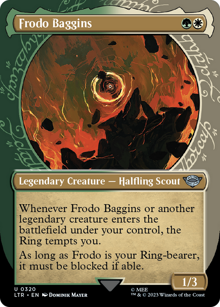 Frodo Baggins (Showcase) (LTR-320) - The Lord of the Rings: Tales of Middle-earth: (Showcase) (Borderless)