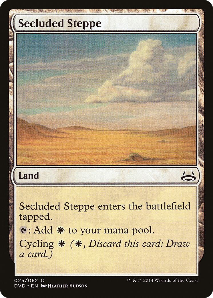 Secluded Steppe (DD3-) - Duel Decks Anthology: Divine vs. Demonic