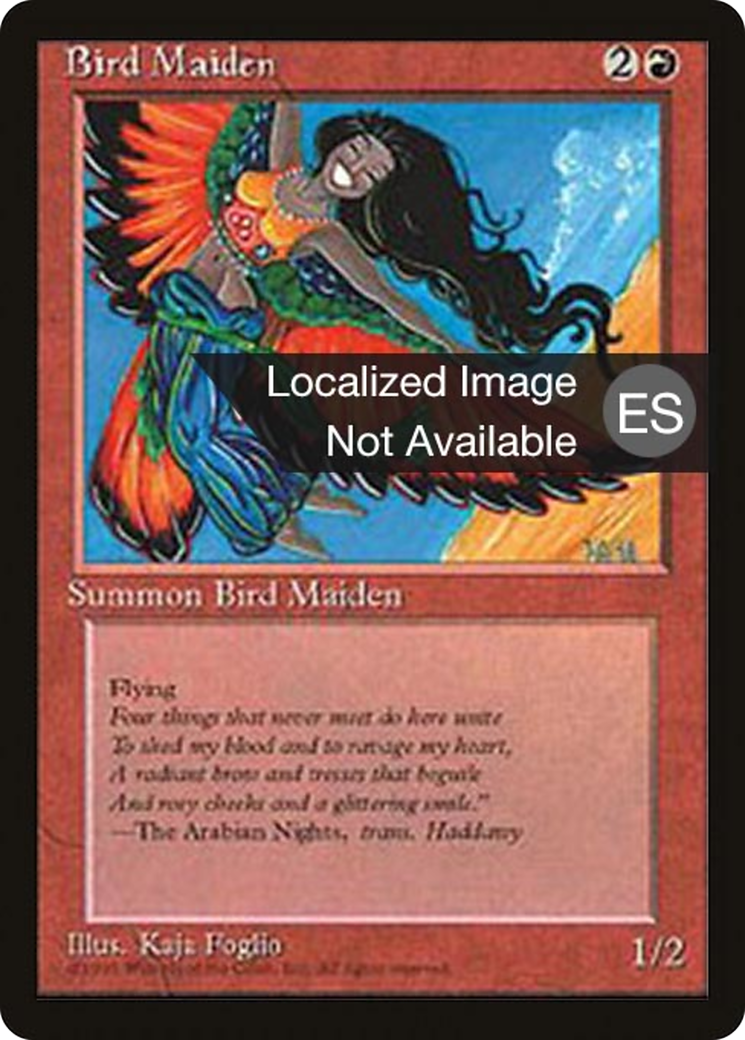 Bird Maiden (4BB-195) - Fourth Edition Foreign Black Border