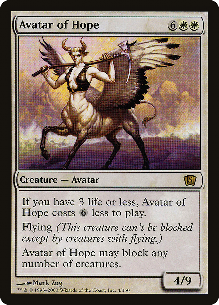 Avatar of Hope (8ED-004) - 8th Edition Foil