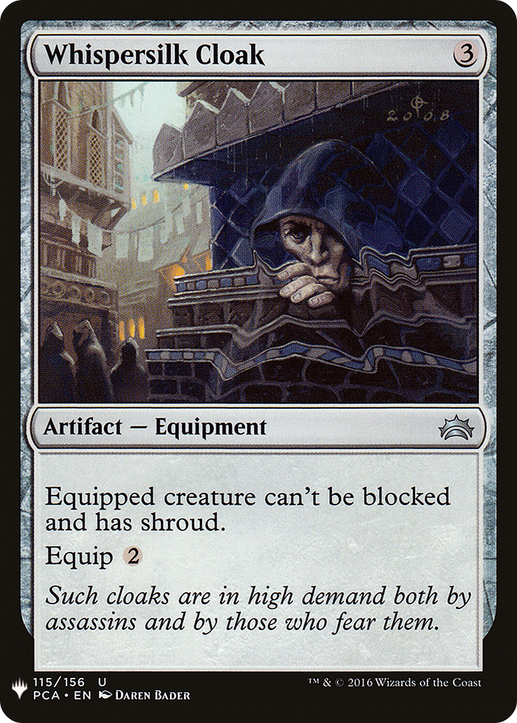 Whispersilk Cloak (PCA) (LIST-115) - The List