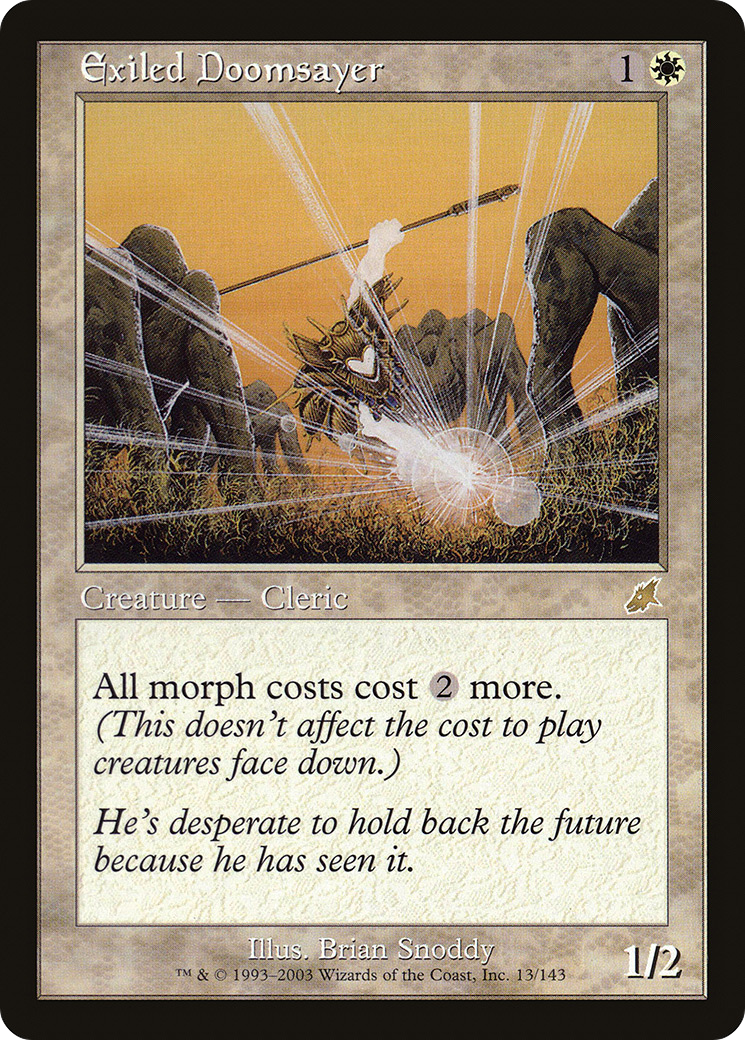 Exiled Doomsayer (SCG-013) - Scourge Foil