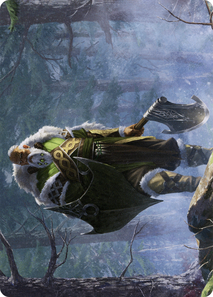 Fynn, the Fangbearer // Fynn, the Fangbearer (ASKHM-044) - Art Series: Kaldheim (Borderless)