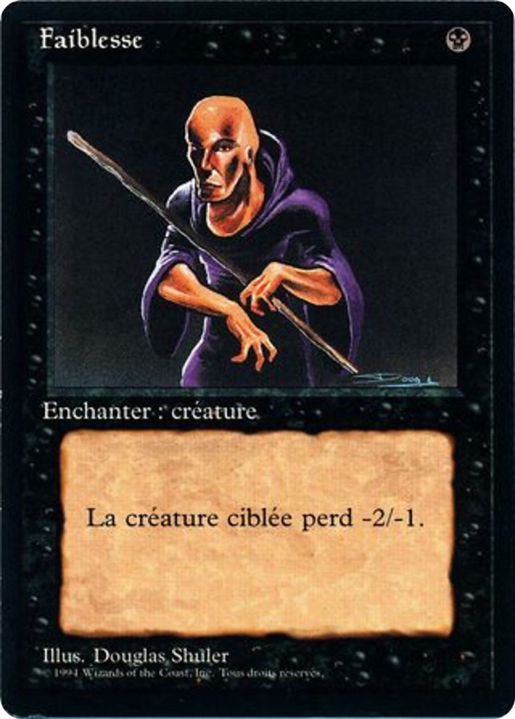 Weakness (FBB-) - Foreign Black Border