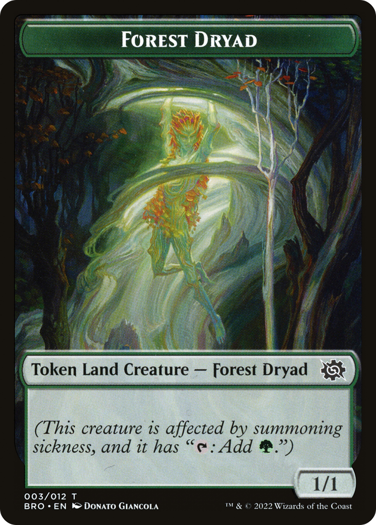 Forest Dryad (TBRO-003) - The Brothers' War Tokens