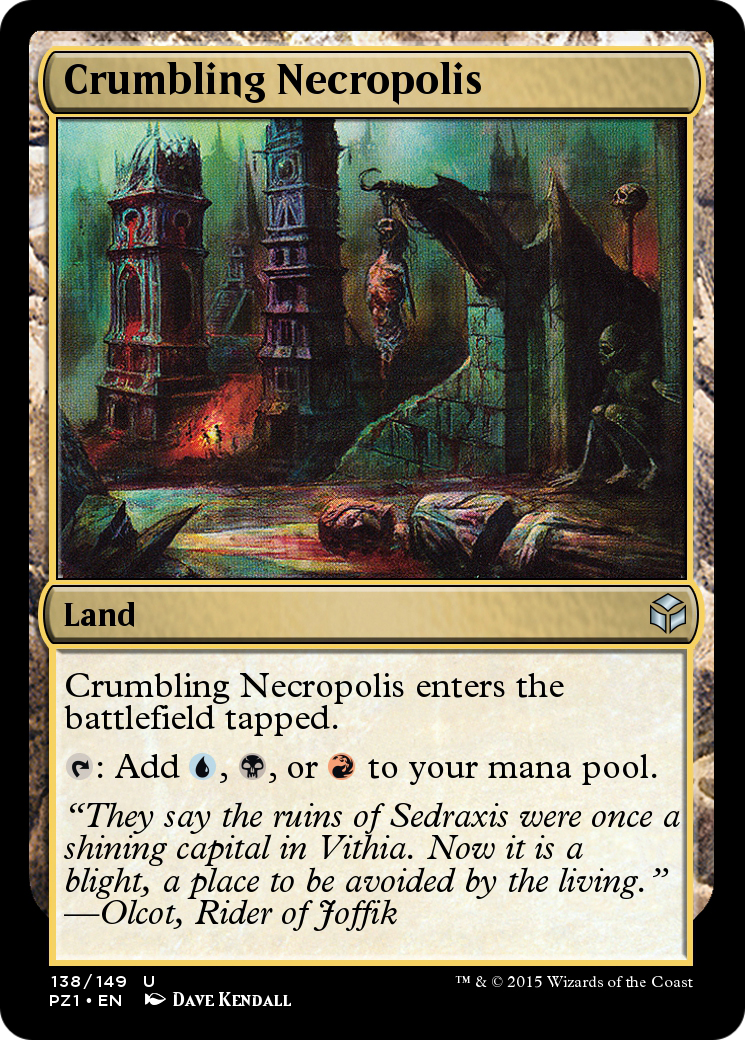 Crumbling Necropolis (PZ1-138) - Legendary Cube Prize Pack Foil