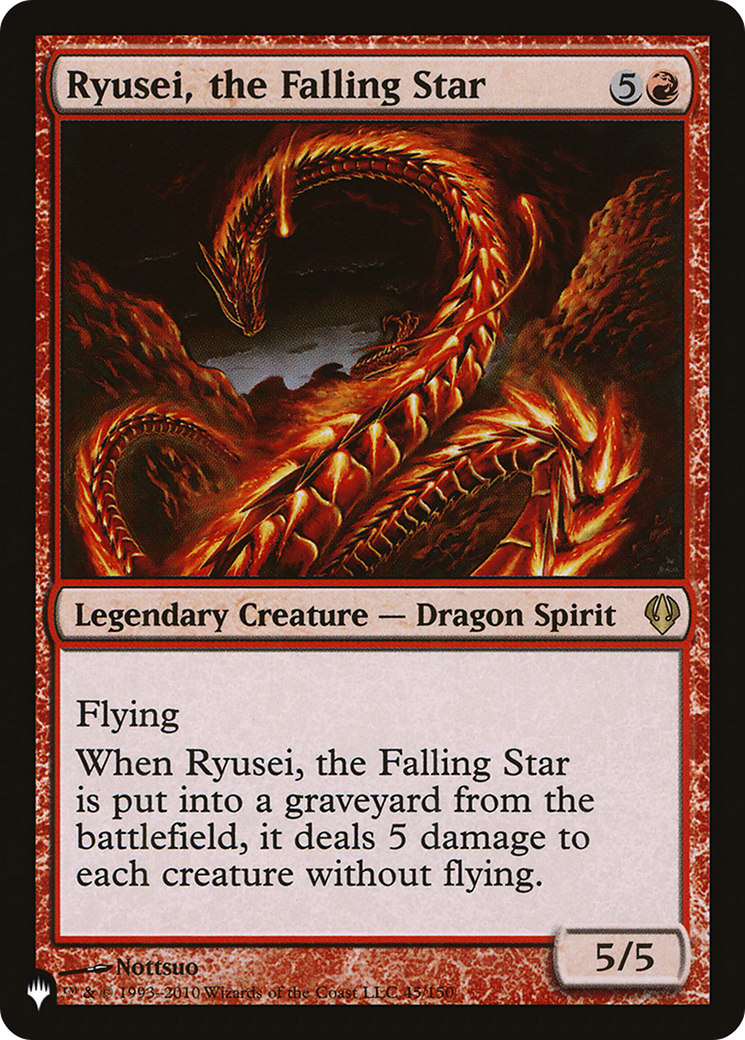 Ryusei, the Falling Star (LIST-45/150) - The List