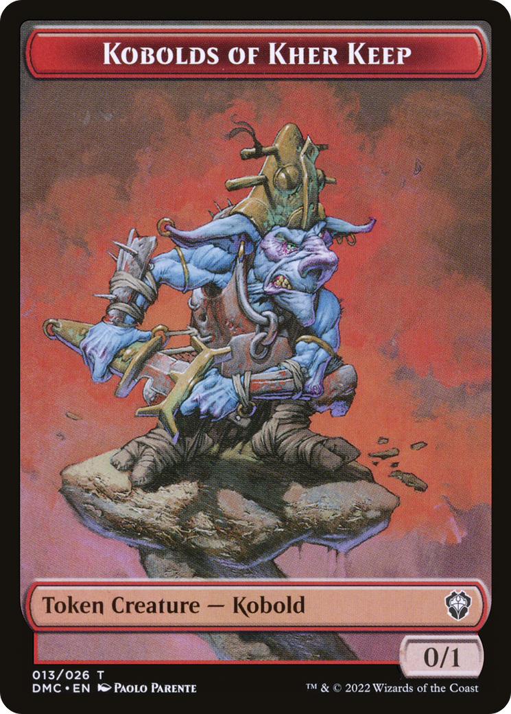 Kobolds of Kher Keep (TDMU-013) - Dominaria United Tokens