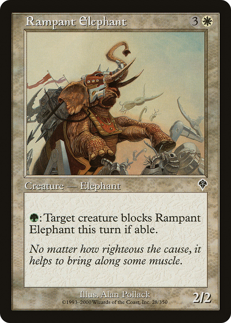 Rampant Elephant (INV-028) - Invasion