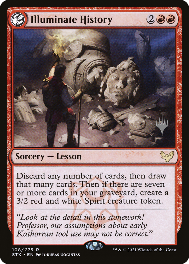 Illuminate History (PPSTX-108P) - Strixhaven: School of Mages Promos: (lesson) Foil