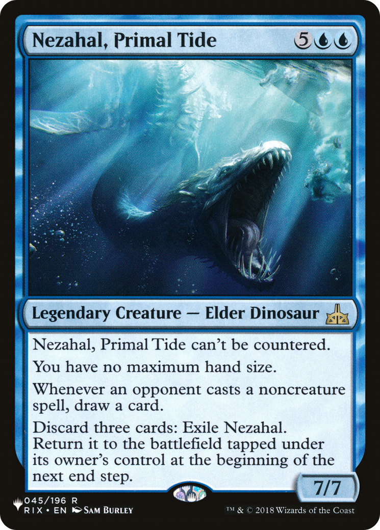 Nezahal, Primal Tide (LIST-045/196) - The List
