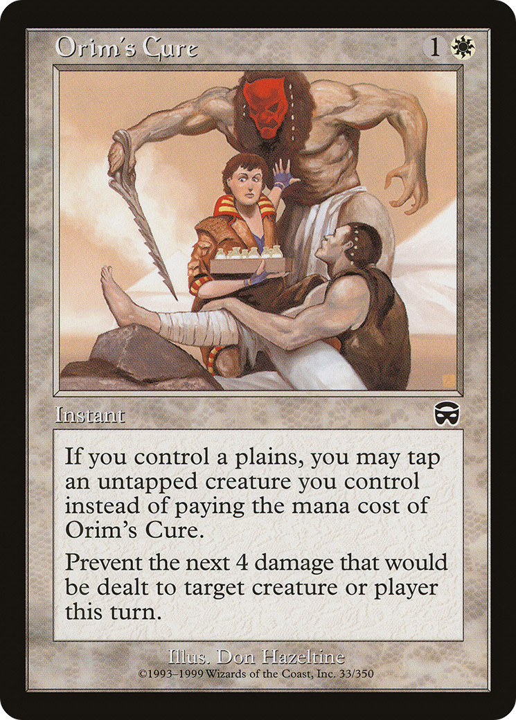 Orim's Cure (MMQ-033) - Mercadian Masques