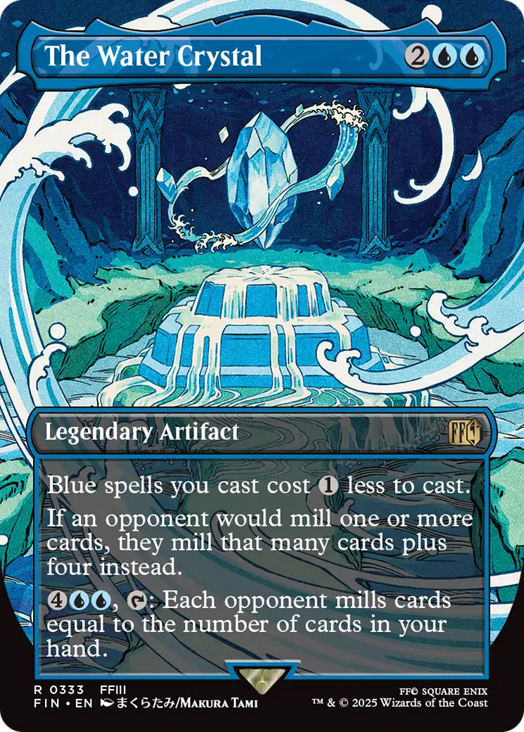 The Water Crystal (Borderless) (FIN-333) - FINAL FANTASY (Borderless)