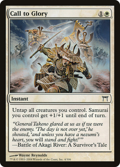 Call to Glory (CHK-004) - Champions of Kamigawa