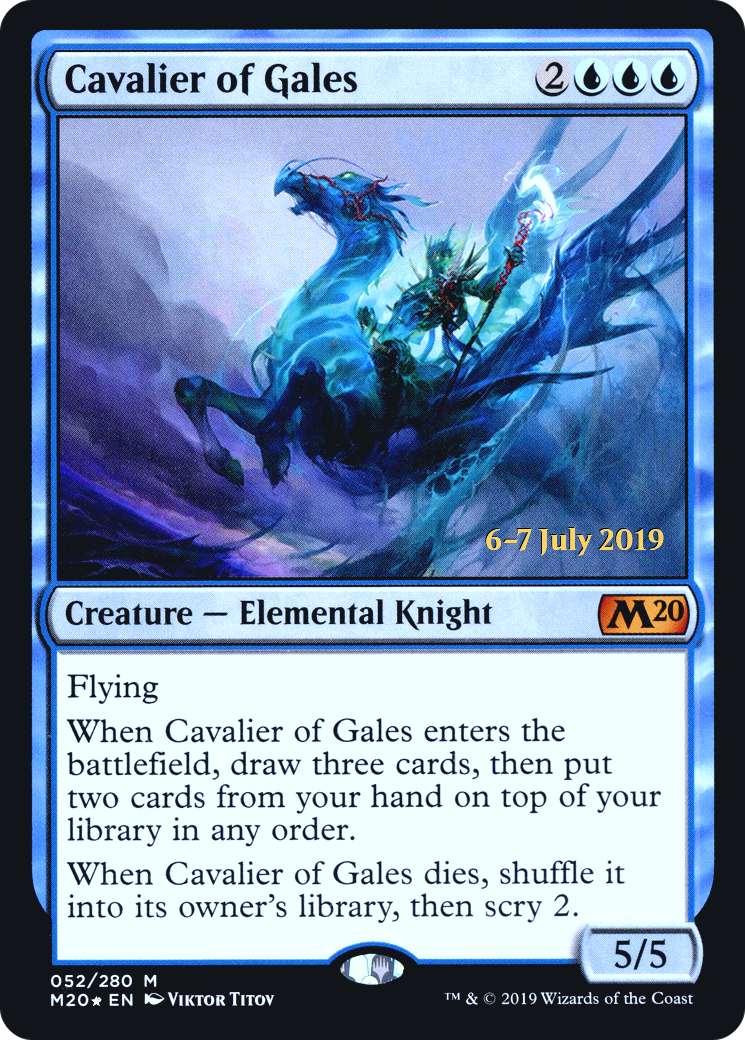 Cavalier of Gales (PRE-052) - Core Set 2020 Promos Foil