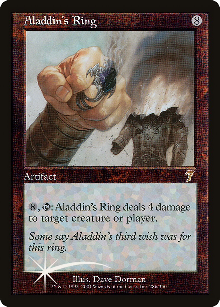 Aladdin's Ring (7ED-286) - 7th Edition Foil