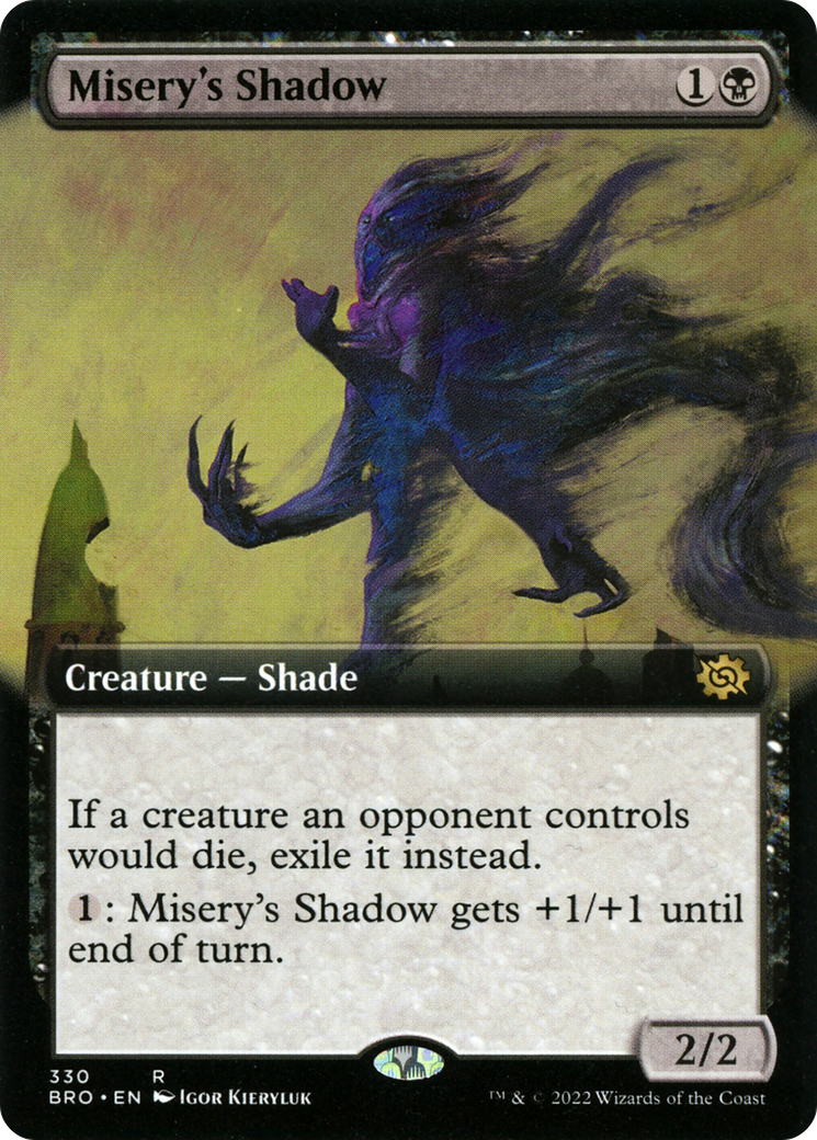 Misery's Shadow (Extended Art) (BRO-330) - The Brothers' War: (Extended Art)