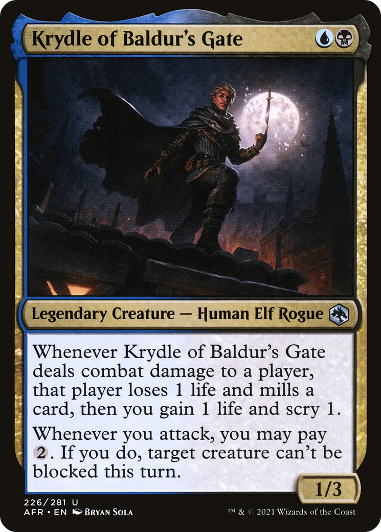 Krydle of Baldur's Gate (AFR-226) - Adventures in the Forgotten Realms Foil