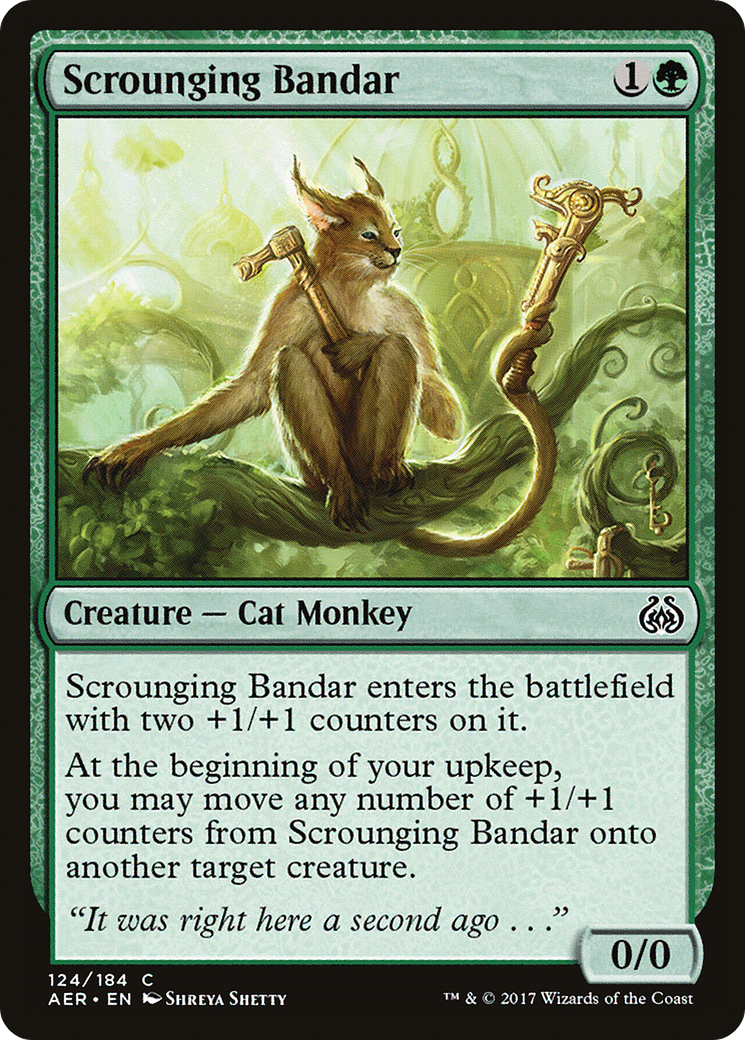 Scrounging Bandar (AER-124) - Aether Revolt Foil