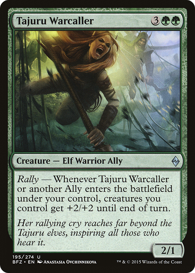 Tajuru Warcaller (BFZ-195) - Battle for Zendikar