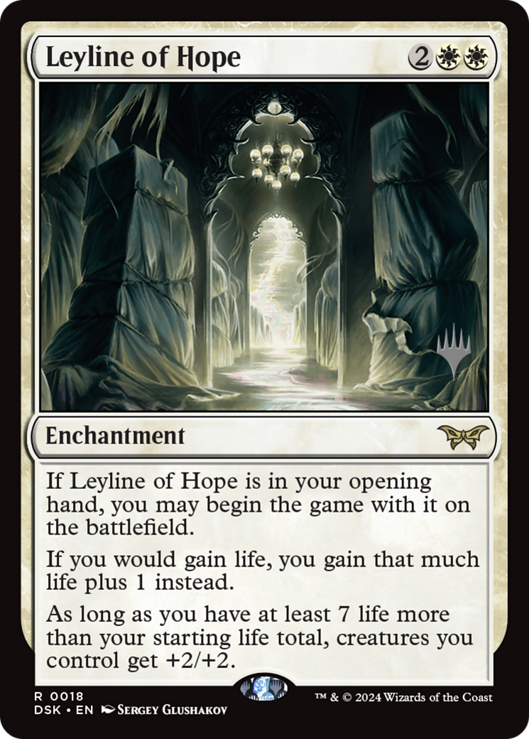 Leyline of Hope (PPDSK-018) - Duskmourn: House of Horror Promos Foil