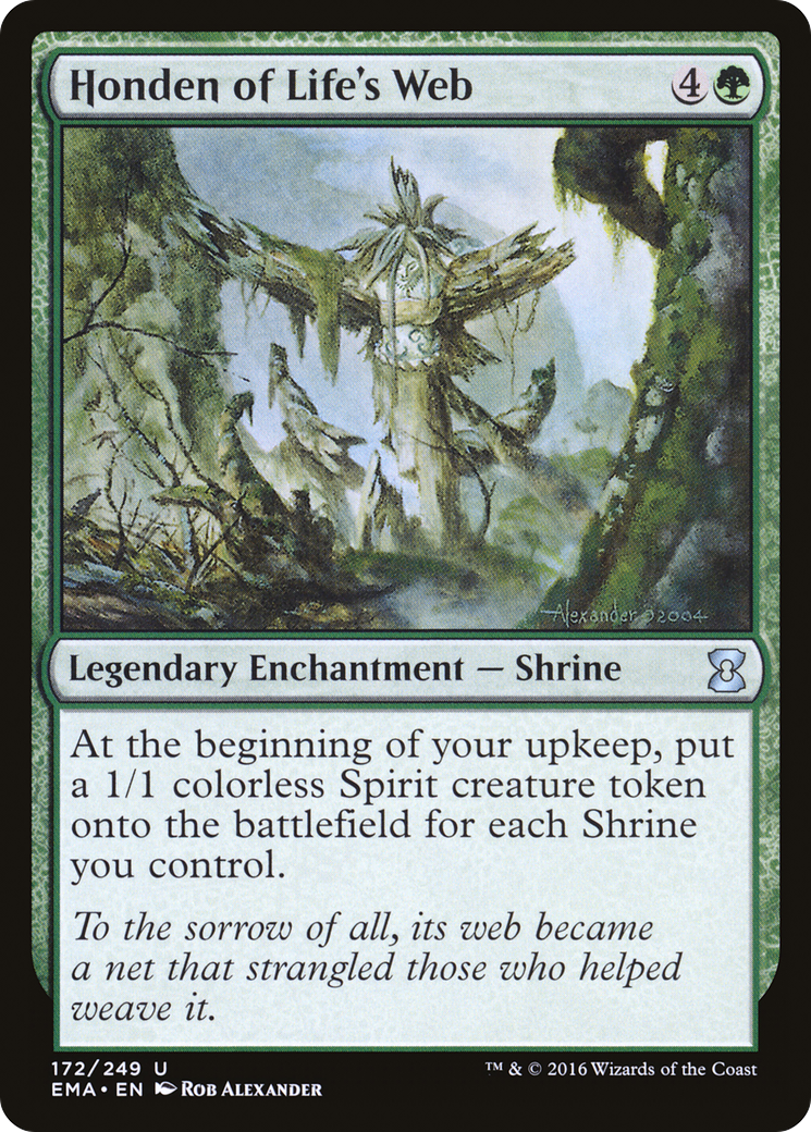 Honden of Life's Web (EMA-172) - Eternal Masters Foil