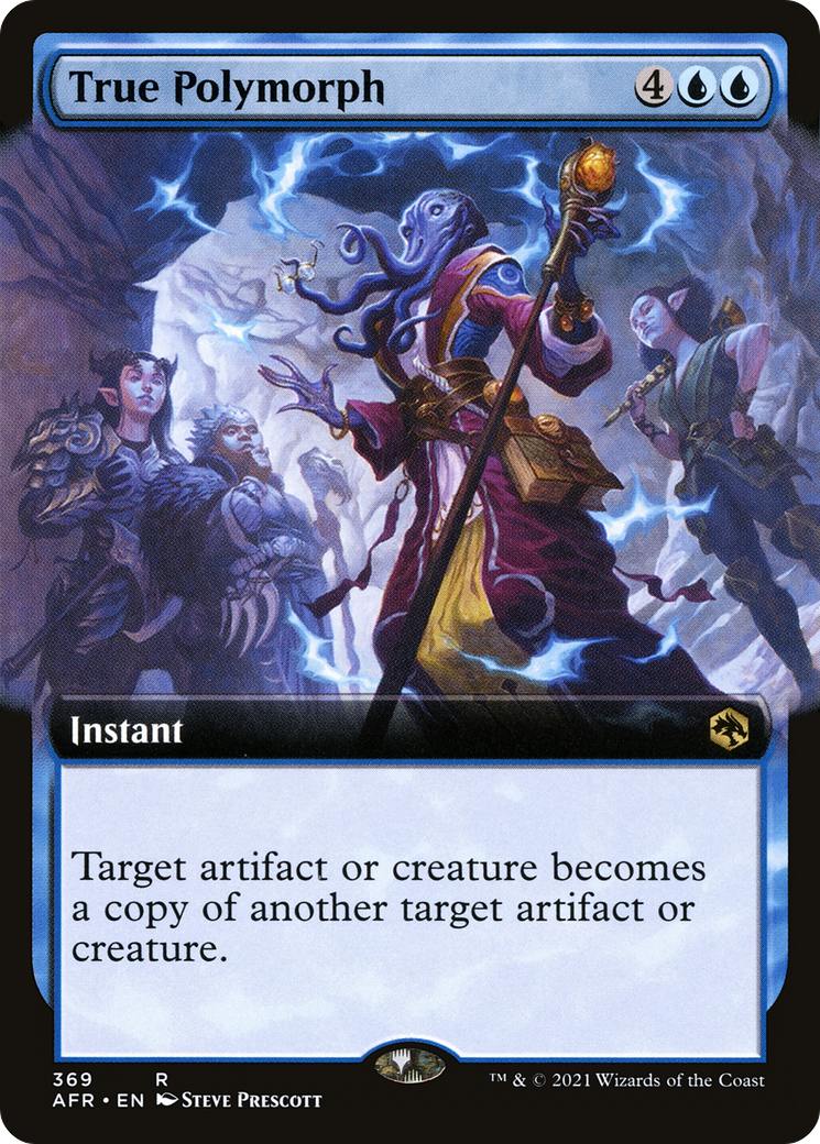 True Polymorph (Extended Art) (AFR-369) - Adventures in the Forgotten Realms: (Extended Art) Foil