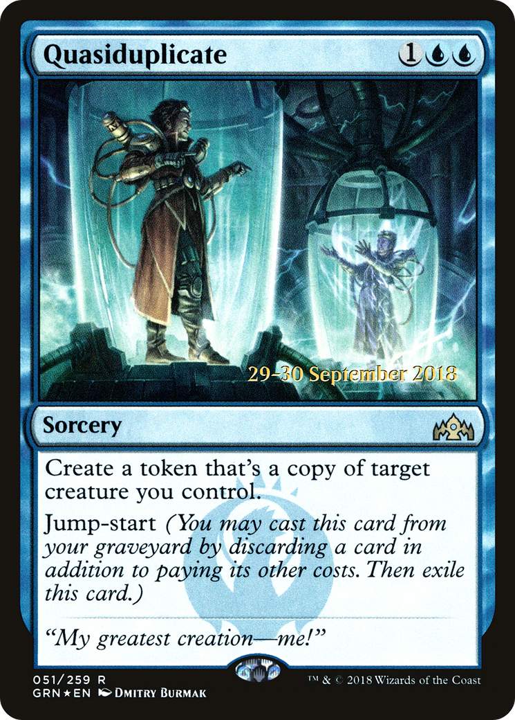 Quasiduplicate (PRE-051) - Guilds of Ravnica Promos Foil