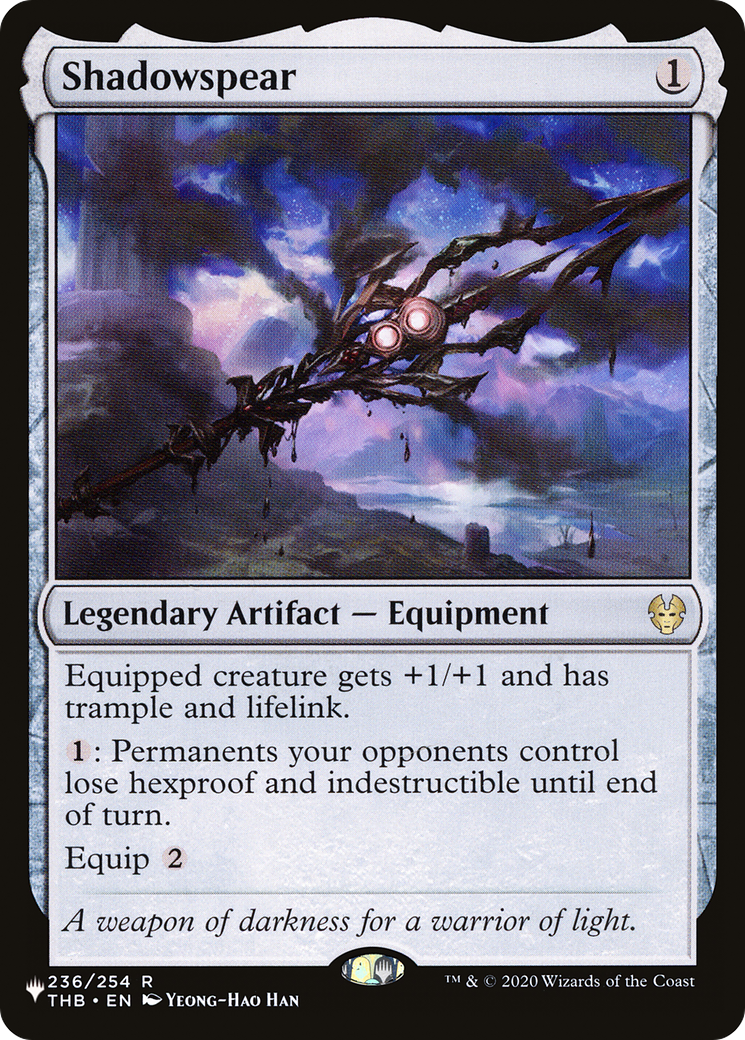 Shadowspear (LIST-236) - The List