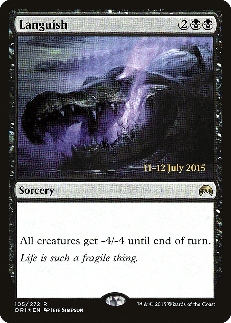 Languish (PRE-105) - Magic Origins Promos Foil
