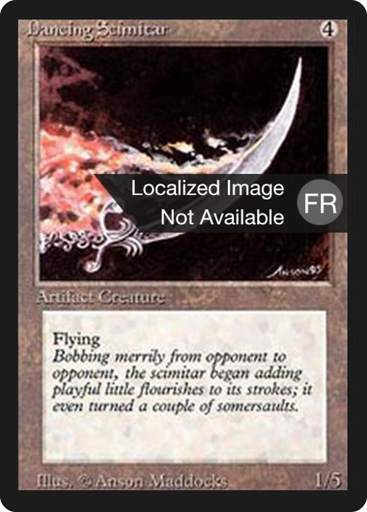 Dancing Scimitar (FBB-) - Foreign Black Border