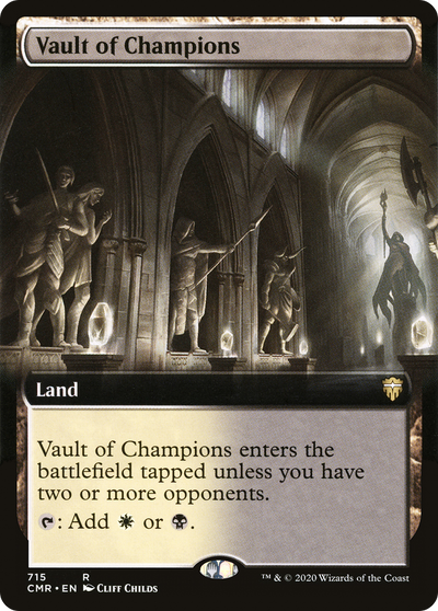 Vault of Champions (Extended Art) (CMR-715) - Commander Legends: (Extended Art)