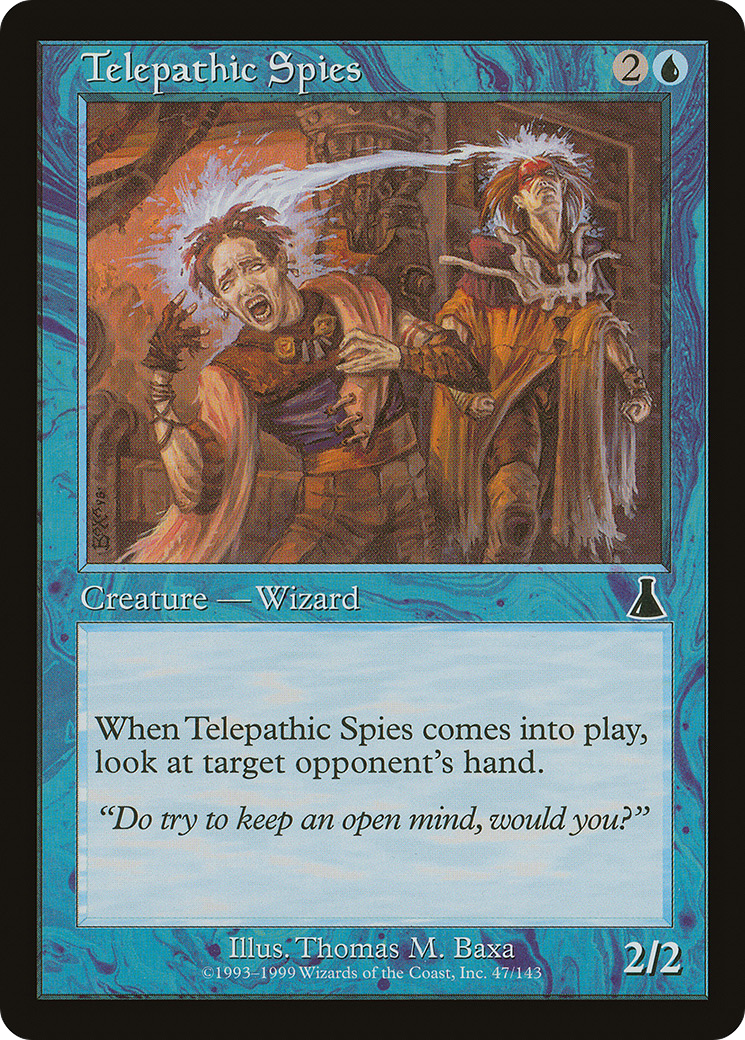 Telepathic Spies (UDS-047) - Urza's Destiny Foil