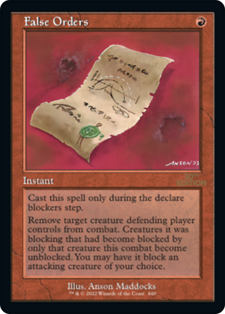 False Orders (Retro Frame) (30A-440) - 30th Anniversary Edition
