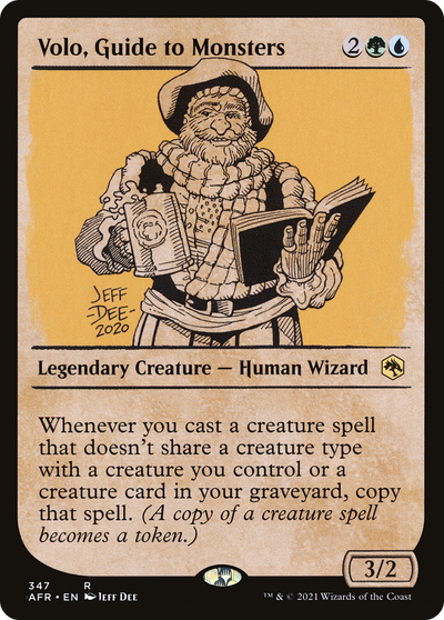 Volo, Guide to Monsters (Showcase) (AFR-347) - Adventures in the Forgotten Realms: (Showcase)