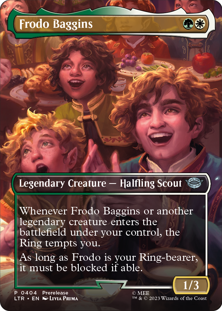 Frodo Baggins (Borderless) (LTR-404) - The Lord of the Rings: Tales of Middle-earth (Borderless)