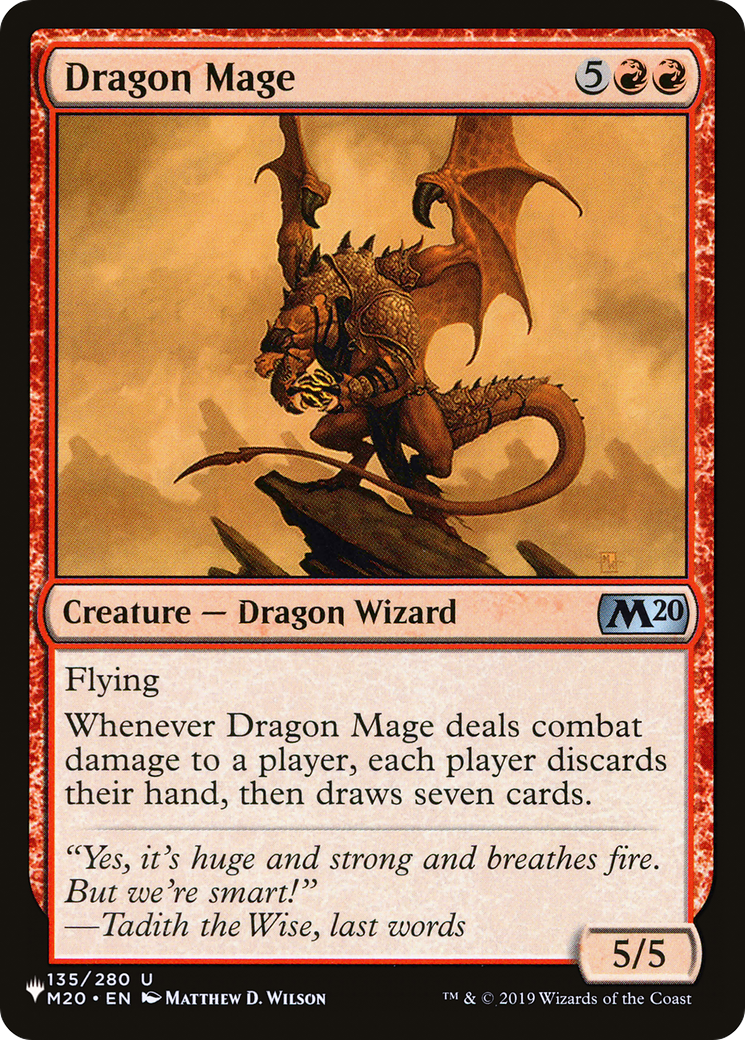 Dragon Mage (LIST-135/280) - The List