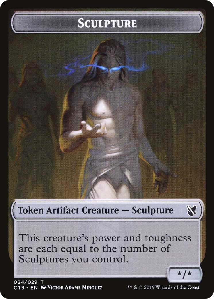 Sculpture (TC19-024) - Commander 2019 Tokens