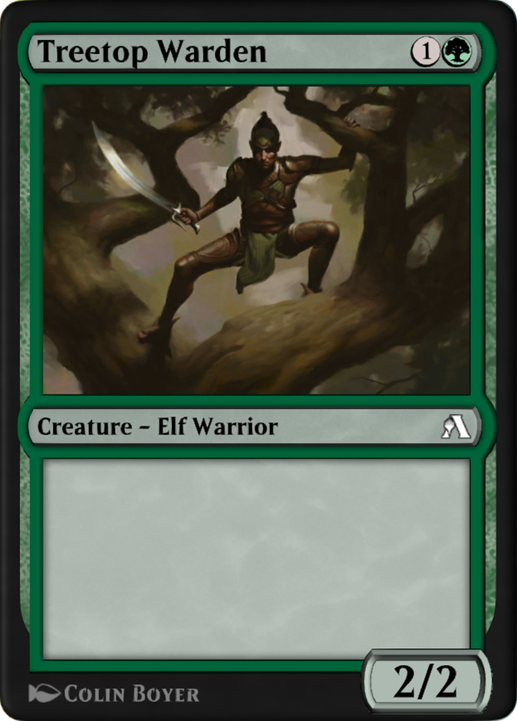 Treetop Warden (OANA-048) - Arena New Player Experience Cards