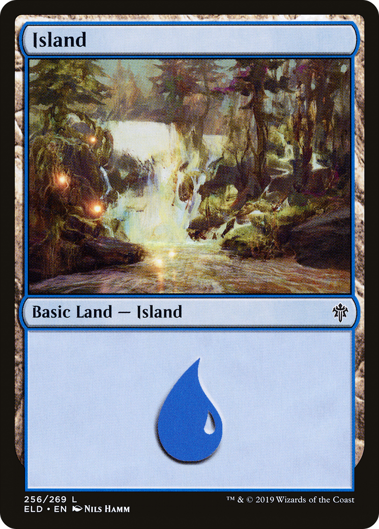 Island (256) (ELD-256) - Throne of Eldraine