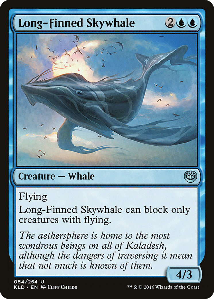 Long-Finned Skywhale (KLD-054) - Kaladesh